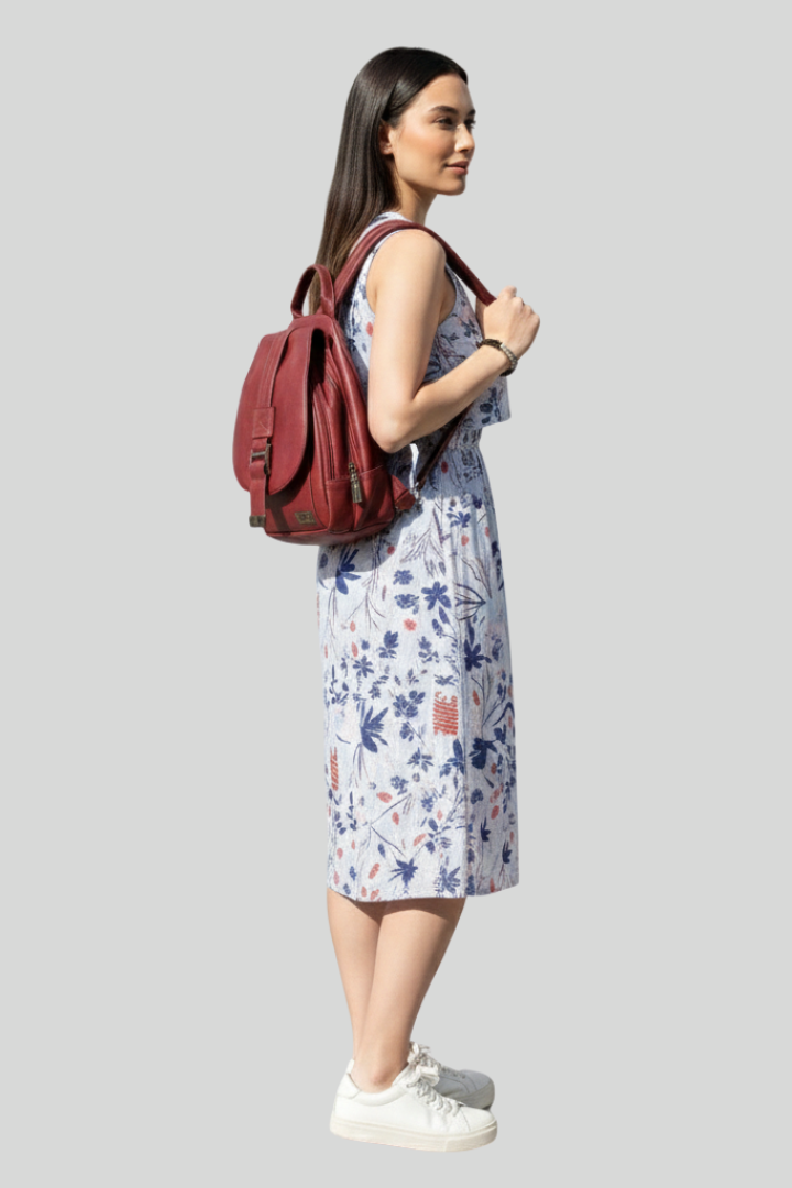 Women’s Leather Backpack Everyday Durable