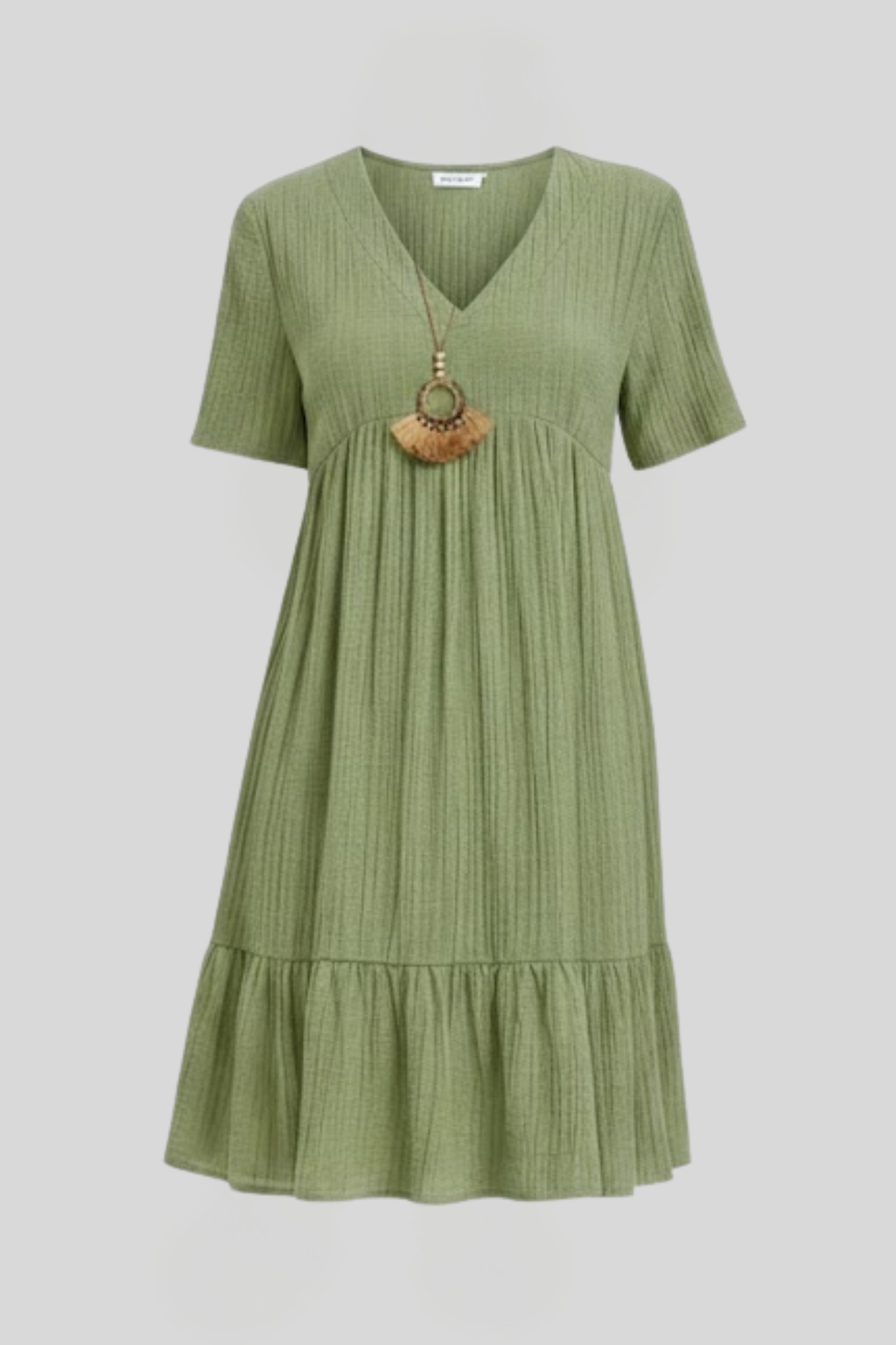 Women's Elegant Pleated Casual Dress