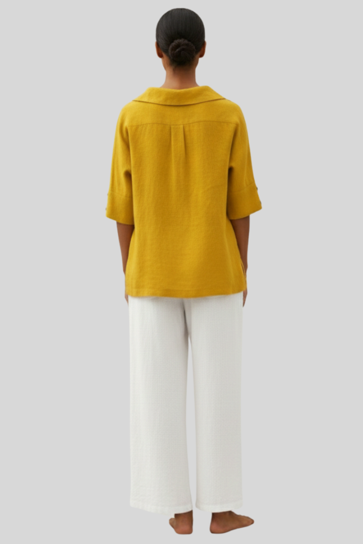 Women’s Lightweight Linen Casual Blouse