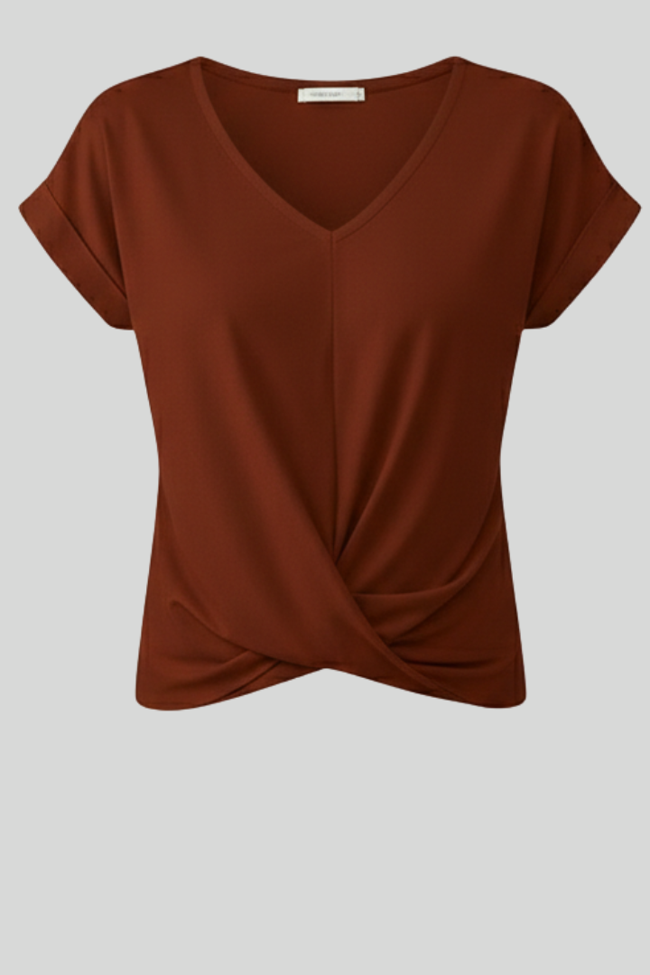 Chic Women V-Neck Top Stylish