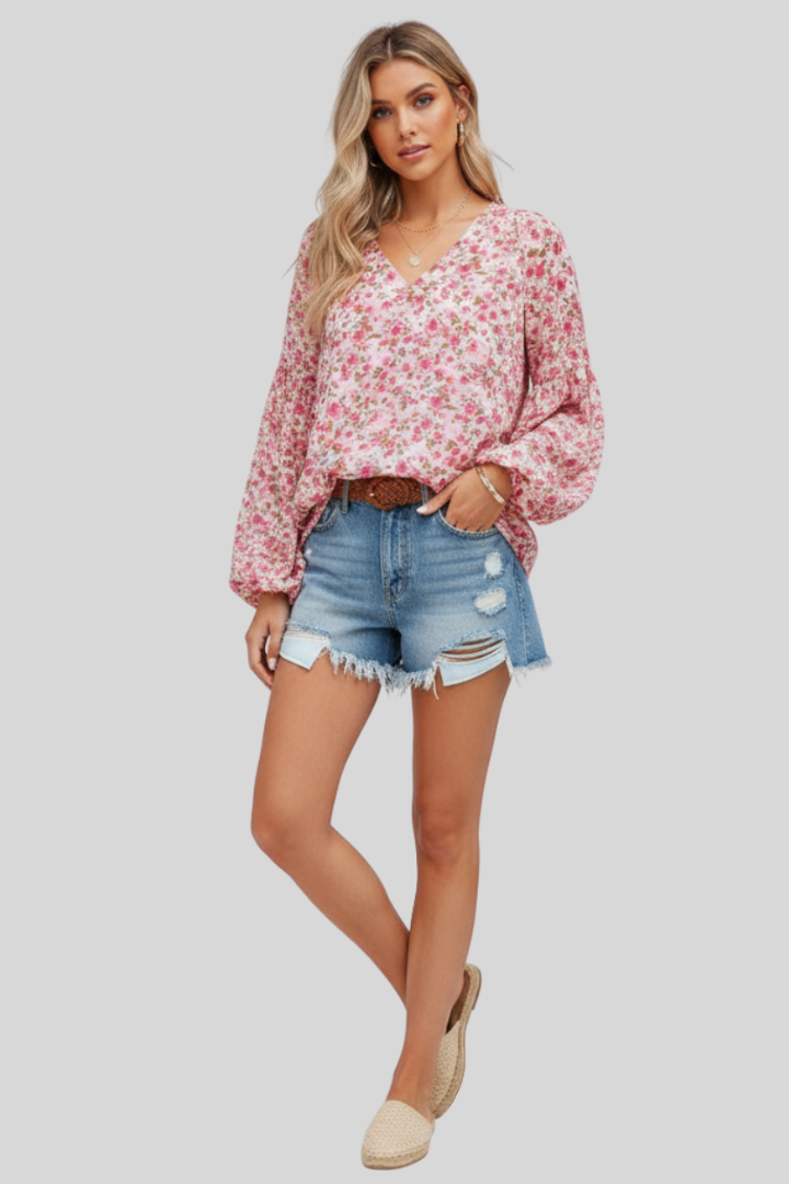 Women’s Stylish Trendy Long-Sleeve Blouse