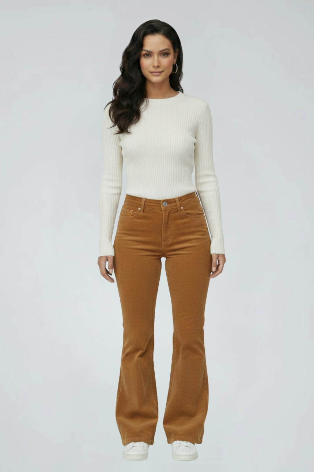 Women’s Vintage High-Waist Flared Jeans