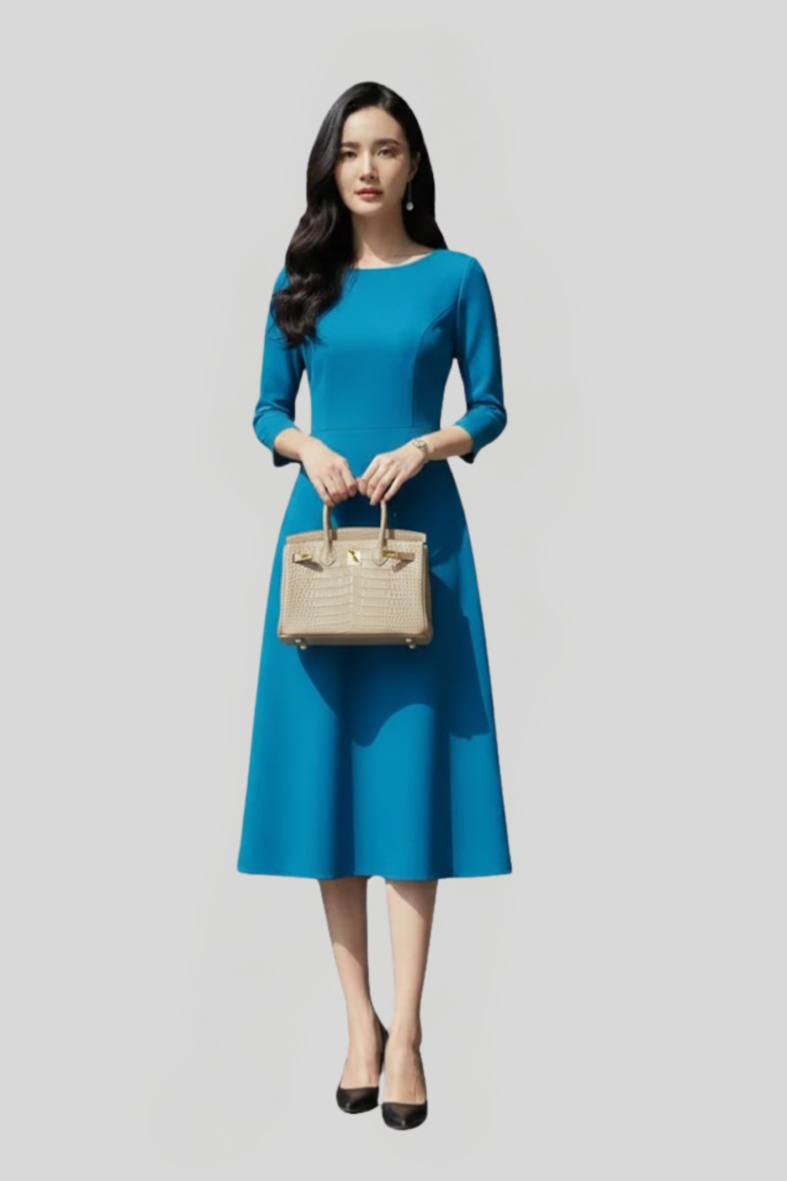 Women's Pebbled Leather Handbag