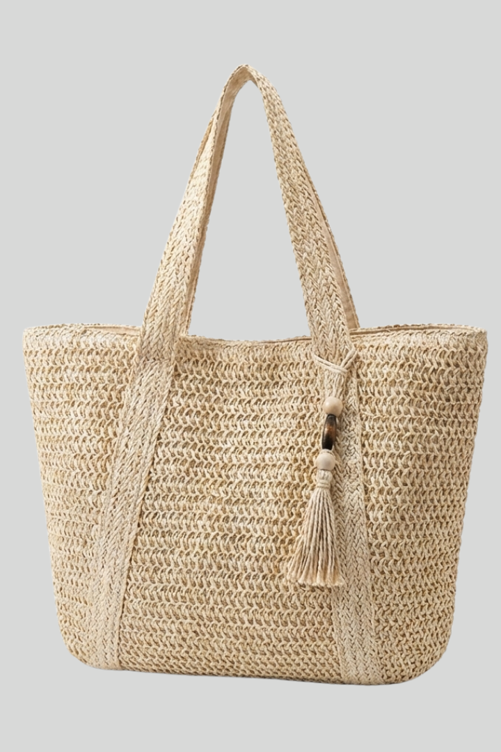 Women's Woven Beach Tote Bag