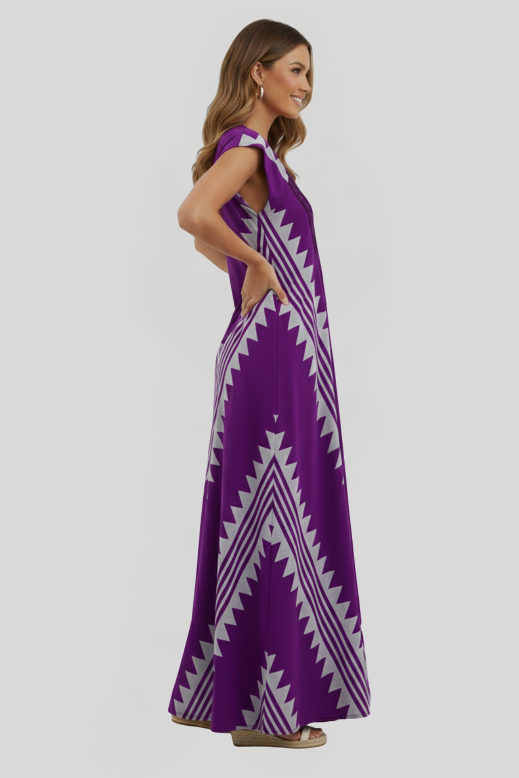 Women's Ethnic Flowy Maxi Dress