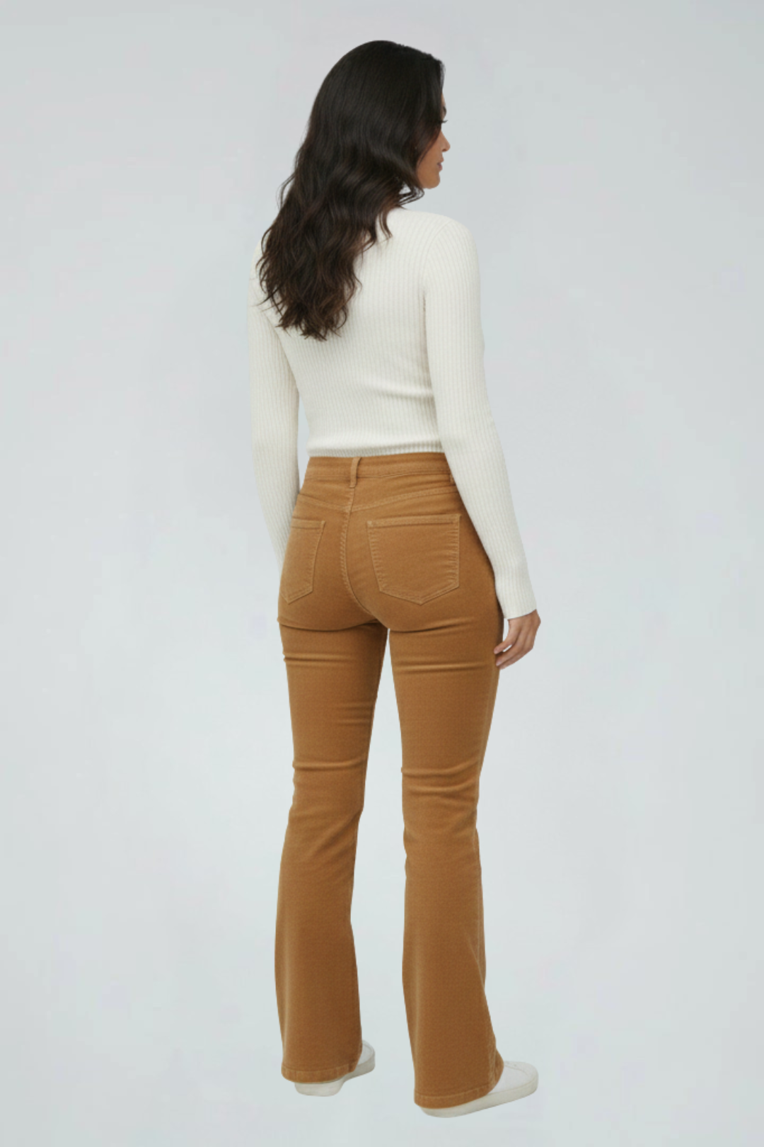 Women’s Vintage High-Waist Flared Jeans