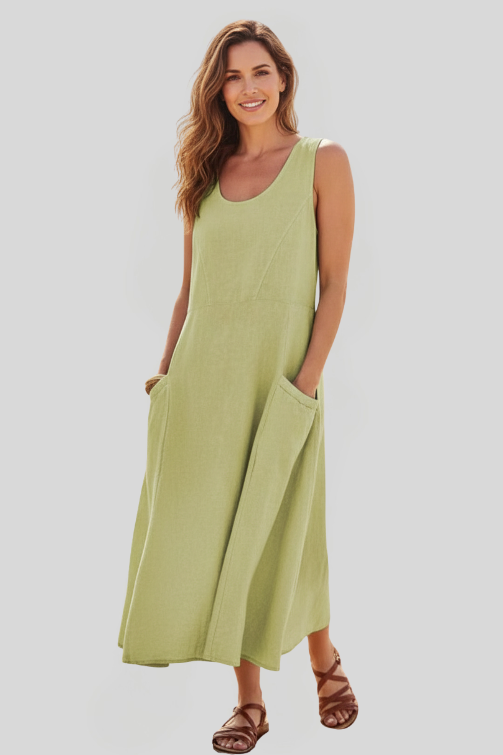 Women's Flowy Summer Midi Dress