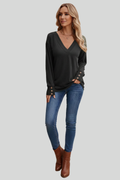 Stylish V-Neck Blouse Women Natalie