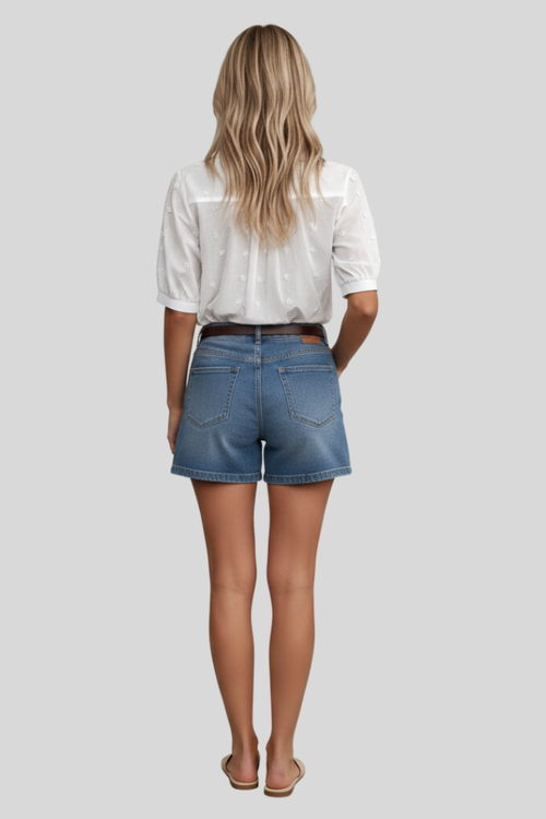 Elegant Chic White Women Blouse