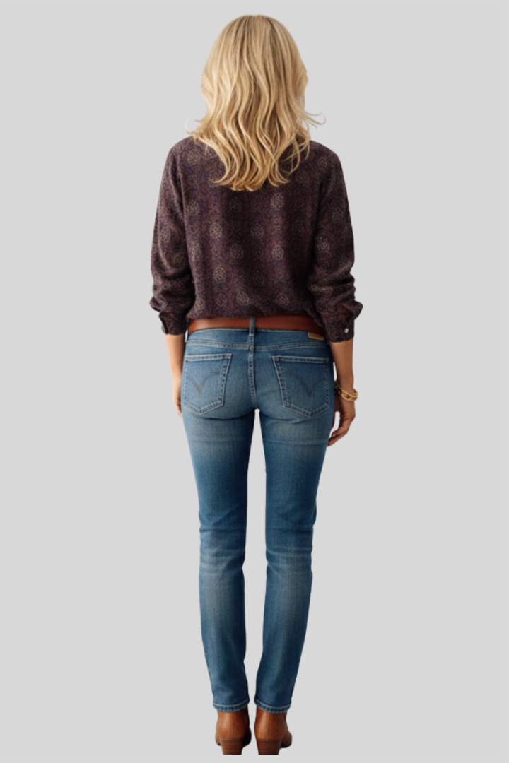 Elegant Vintage Women’s Blouse Top