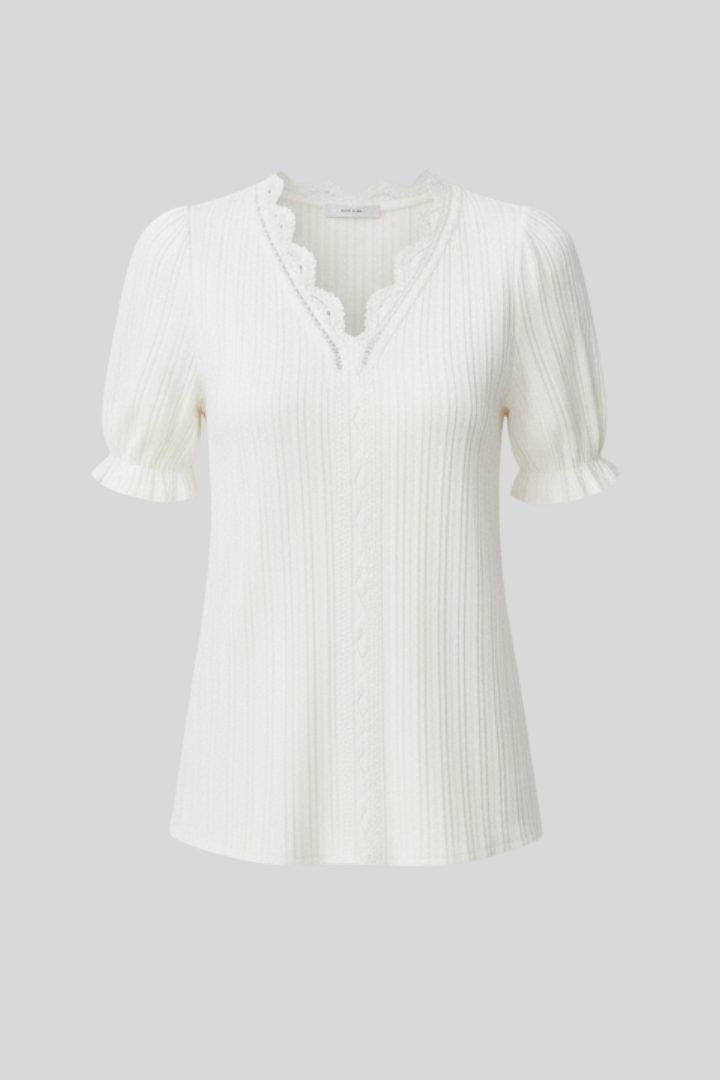Women's V-Neck Structured Blouse