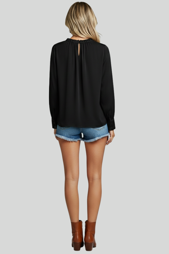 Elegant Autumn Blouse Women Top