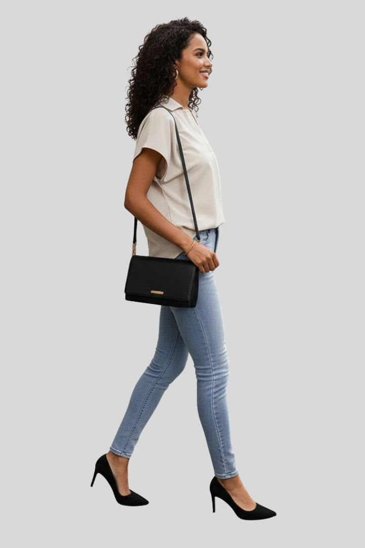 Women's Apricot Short Sleeve Blouse