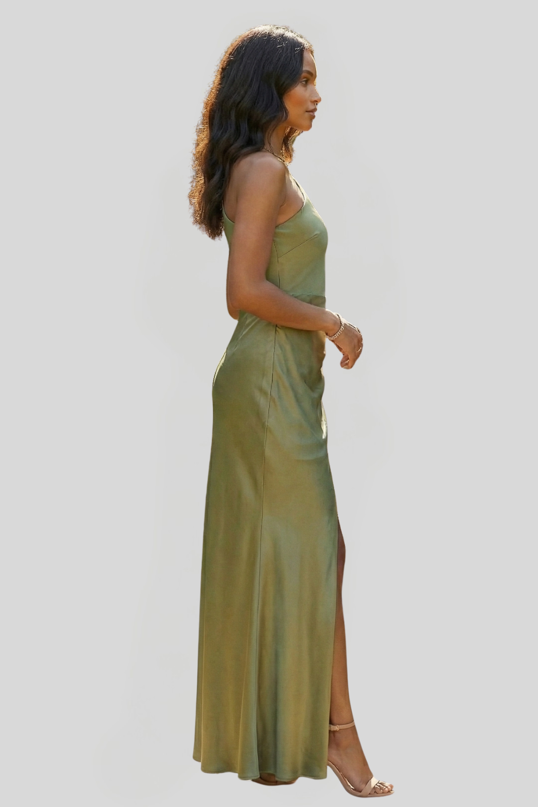 Women's One-Shoulder Maxi Dress