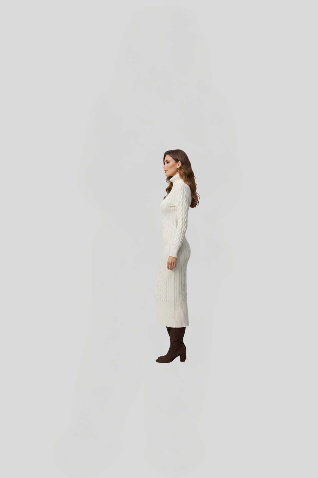 Women's Cable Knit Pattern Jumper