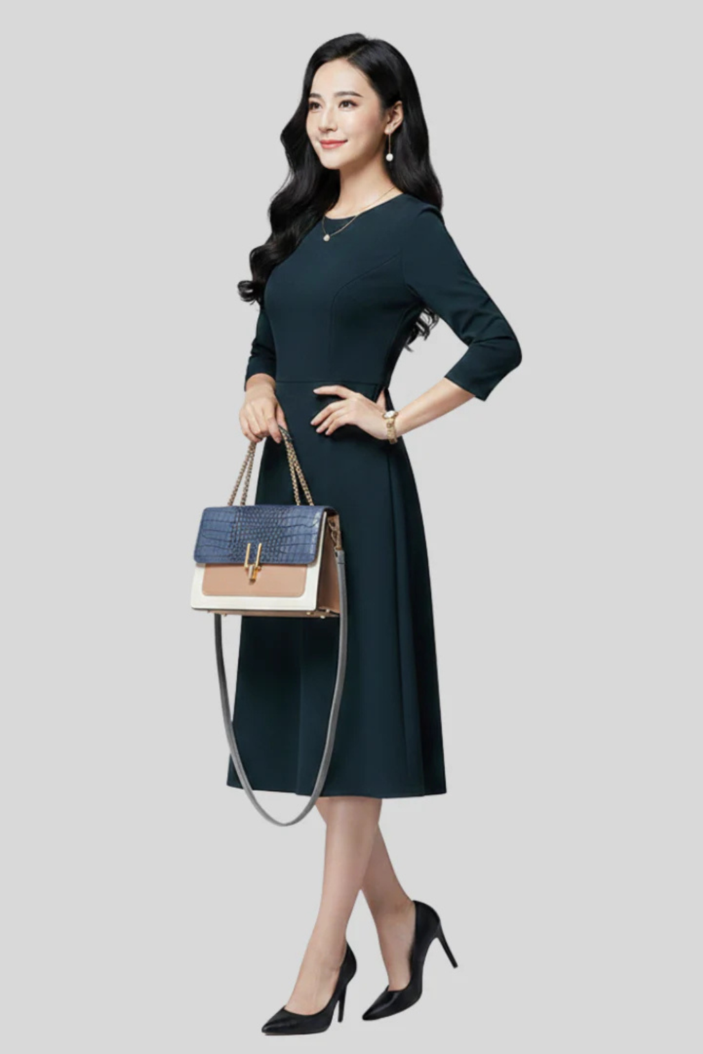 Women's Lightweight Flap Handbag