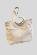 Women's Spacious Khaki Tote Bag