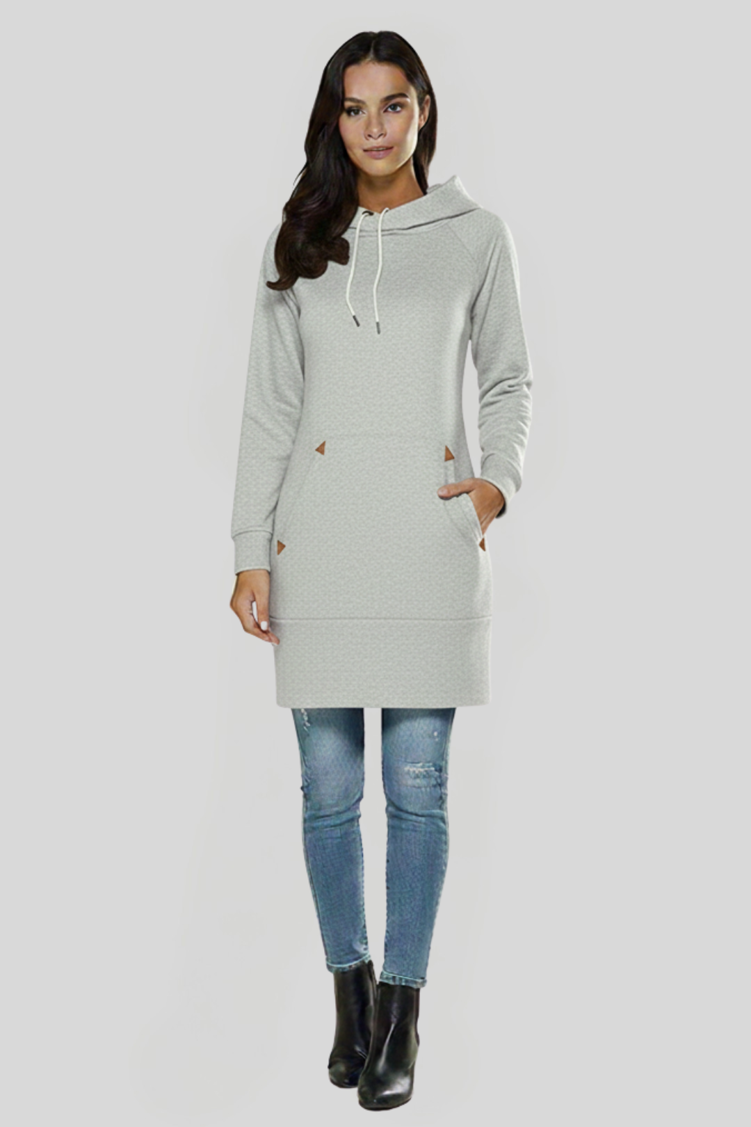 Women's Drawstring Hood Jumper