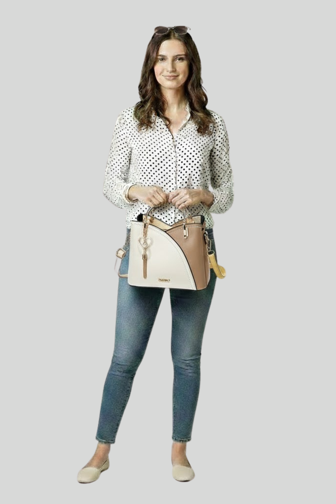 Women's Colour-Block Handbag