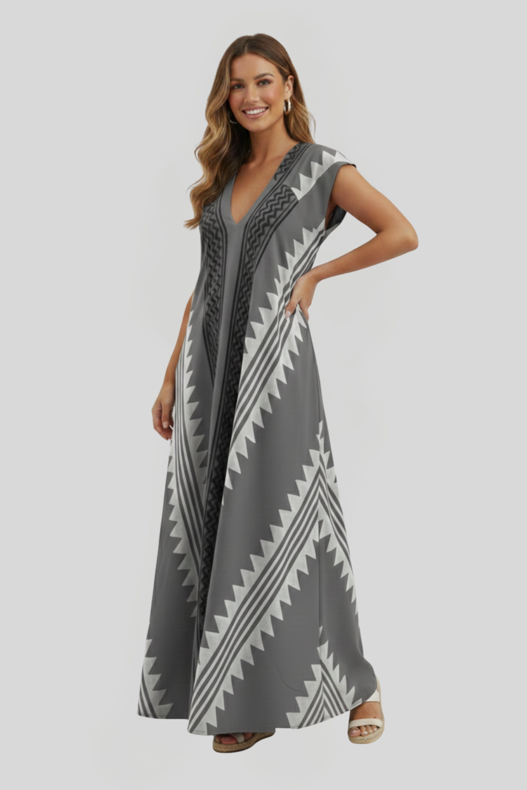 Women's Ethnic Flowy Maxi Dress