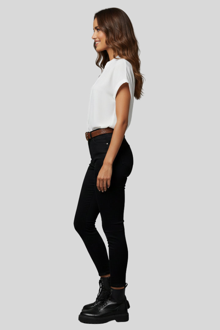 Elizabeth Chic Women’s V-Neck Blouse