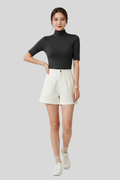 Women’s Slim Fit Roll Neck Top
