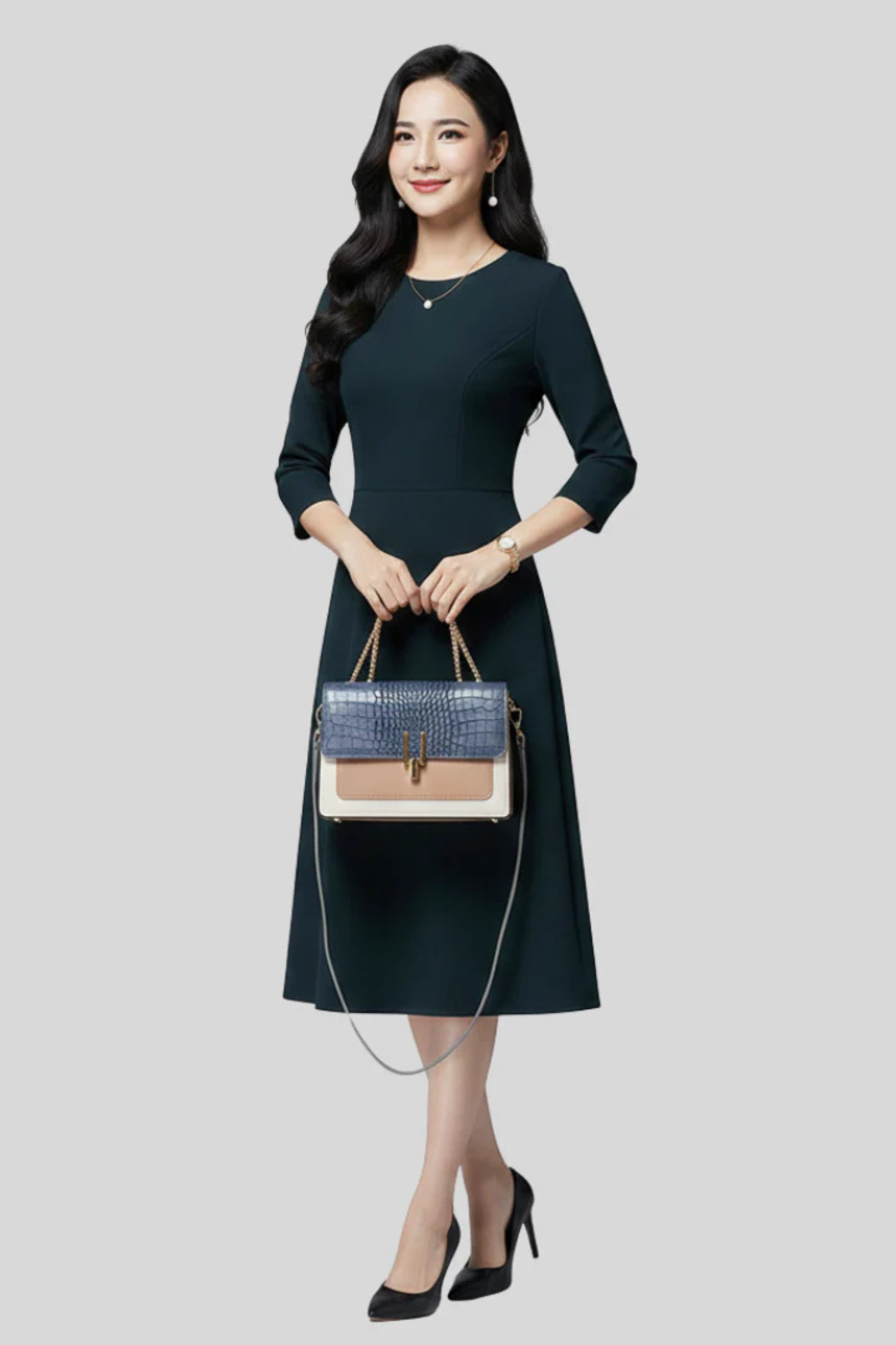 Women's Lightweight Flap Handbag