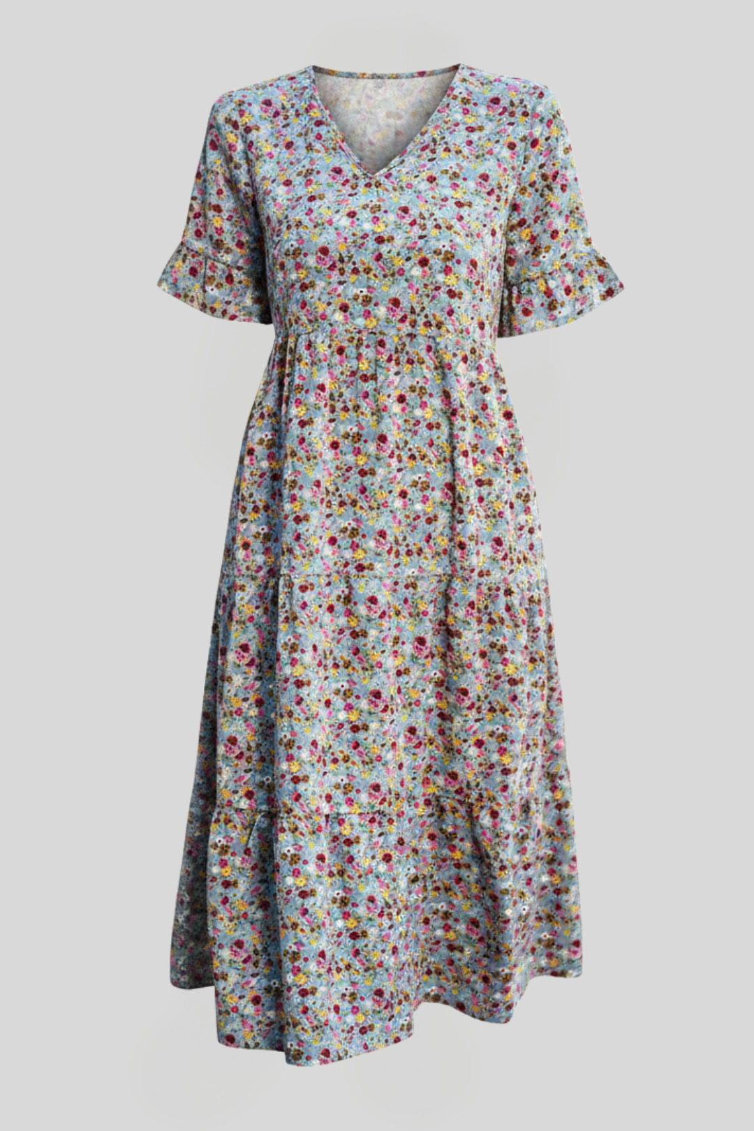 Women's Floral Midi Summer Dress