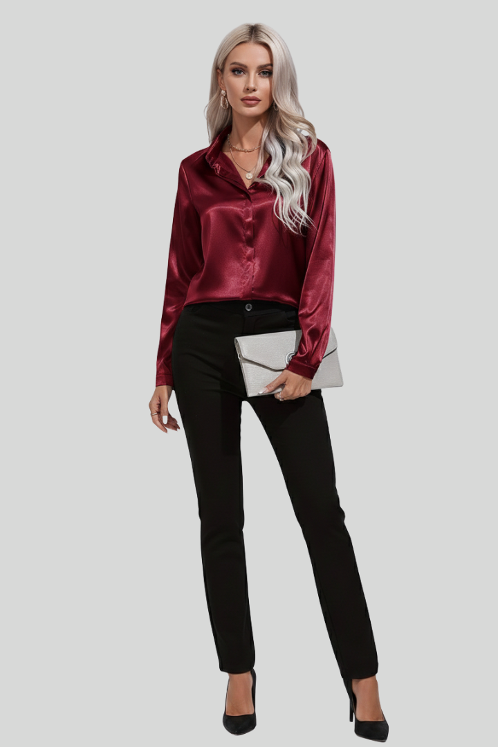 Elegant All-Season Women’s Blouse
