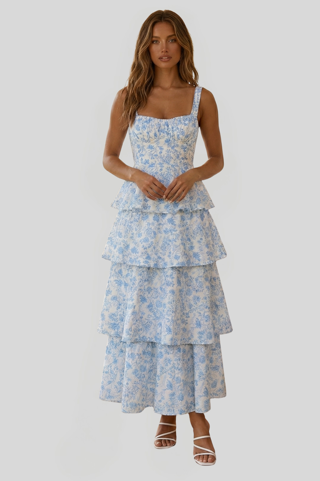 Women's Floral Print Maxi Dress