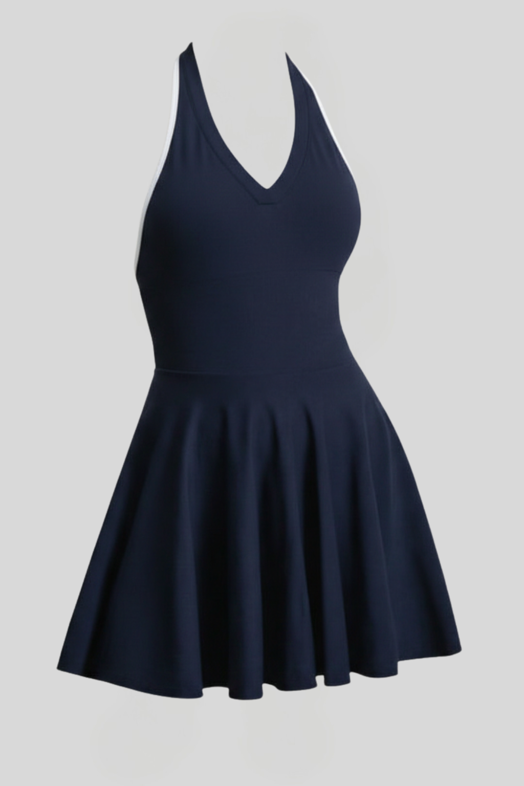 Women's Sporty Halter Neck Tennis Dress