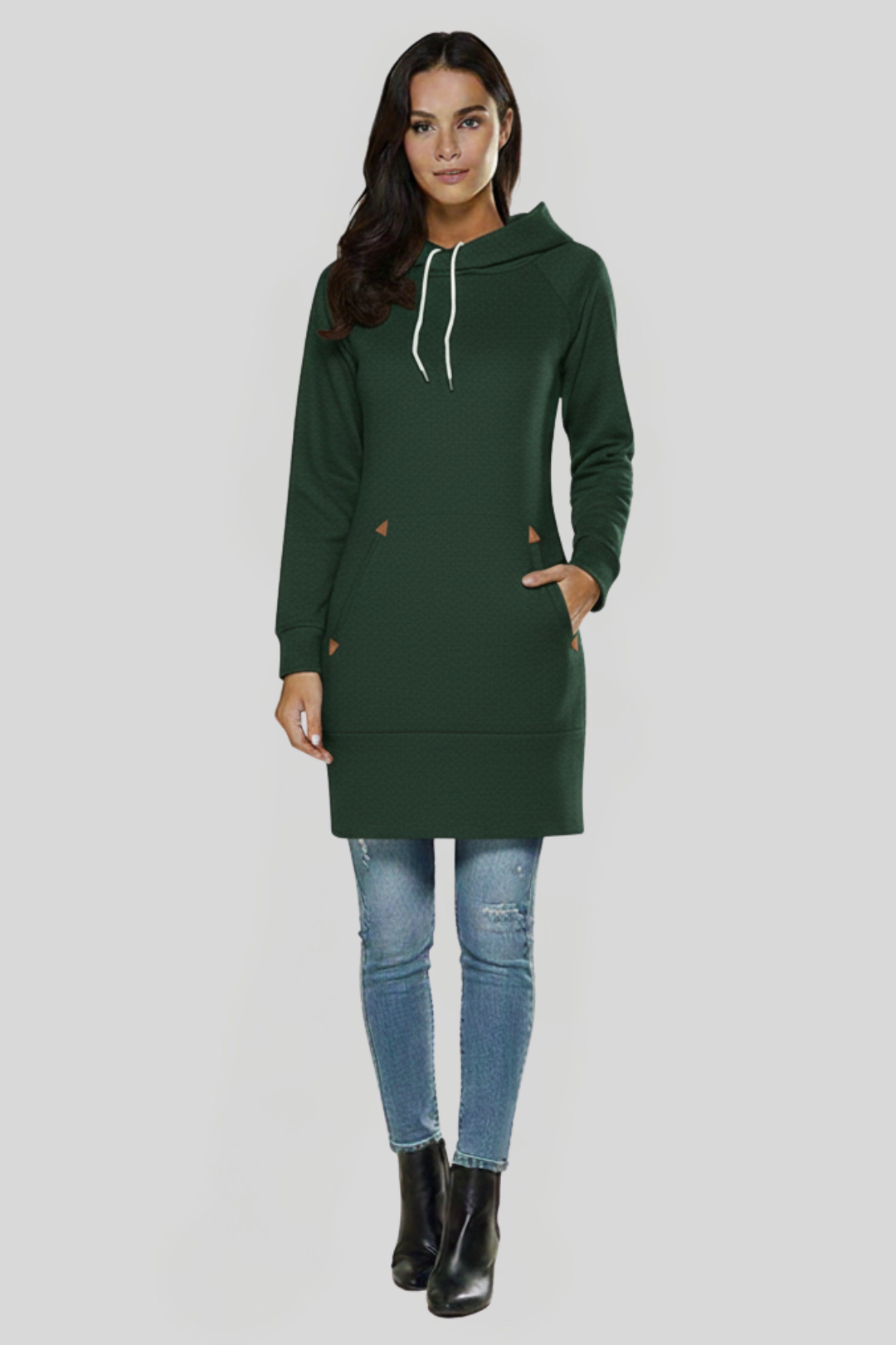 Women's Drawstring Hood Jumper