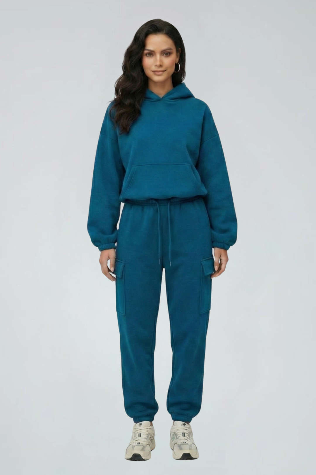Women's Hooded Jogger Tracksuit Set