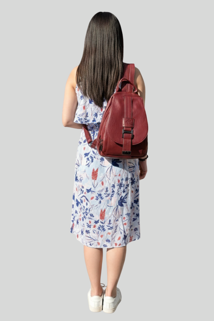 Women’s Leather Backpack Everyday Durable