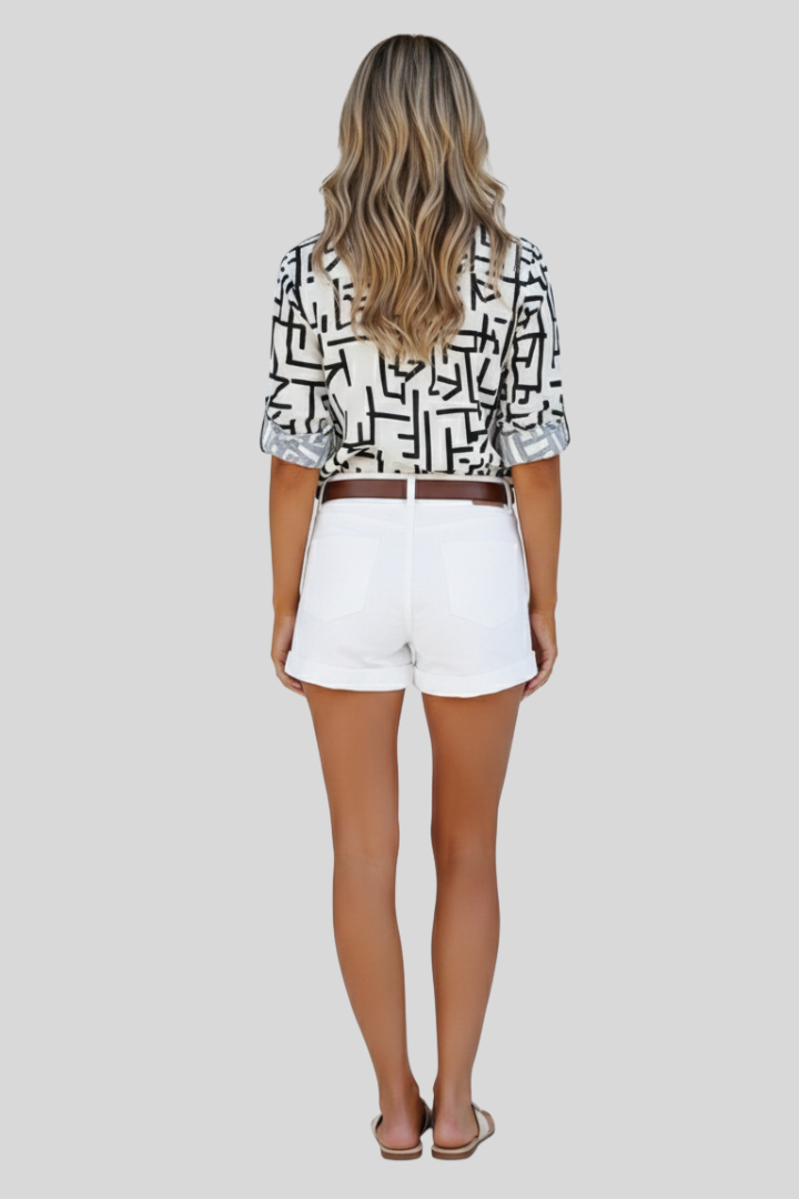 Modern Printed Women’s Trendy Blouse