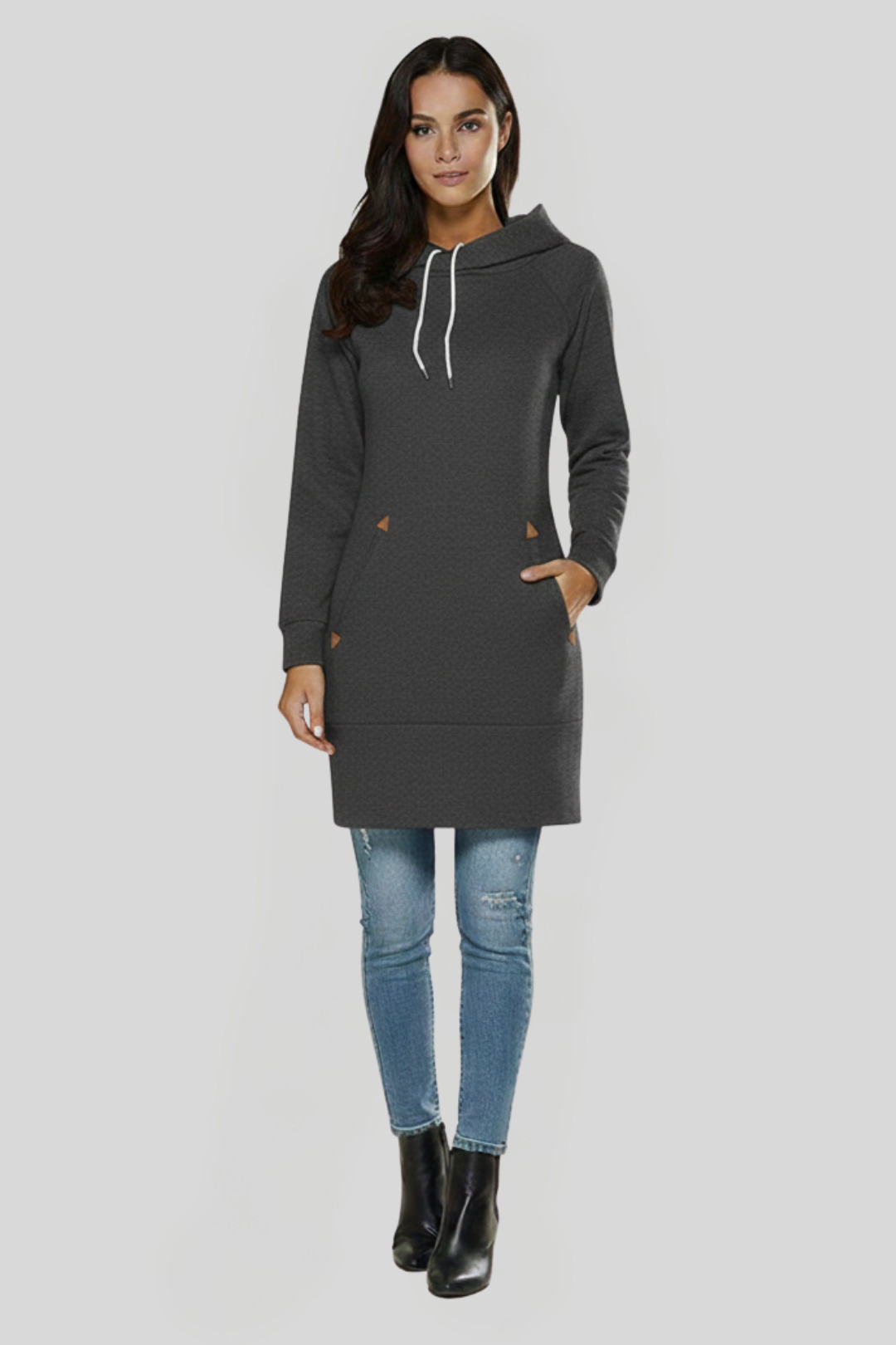 Women's Drawstring Hood Jumper