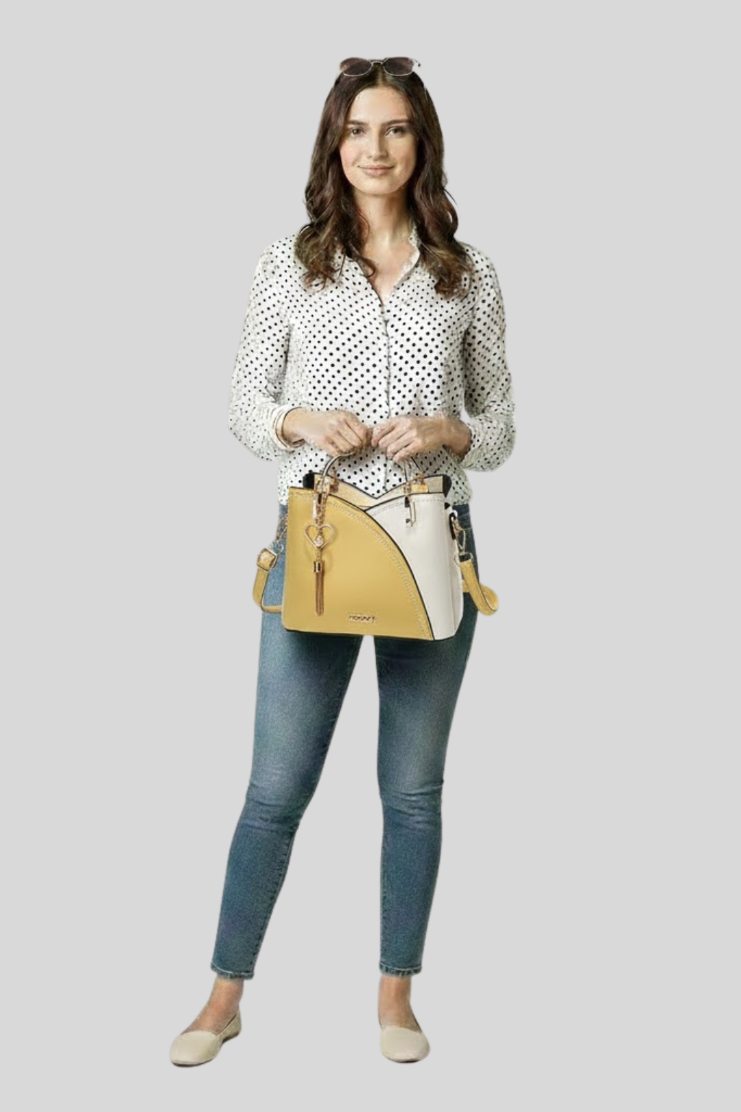 Women's Colour-Block Handbag