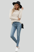 Women's Ribbed Long Sleeve Top