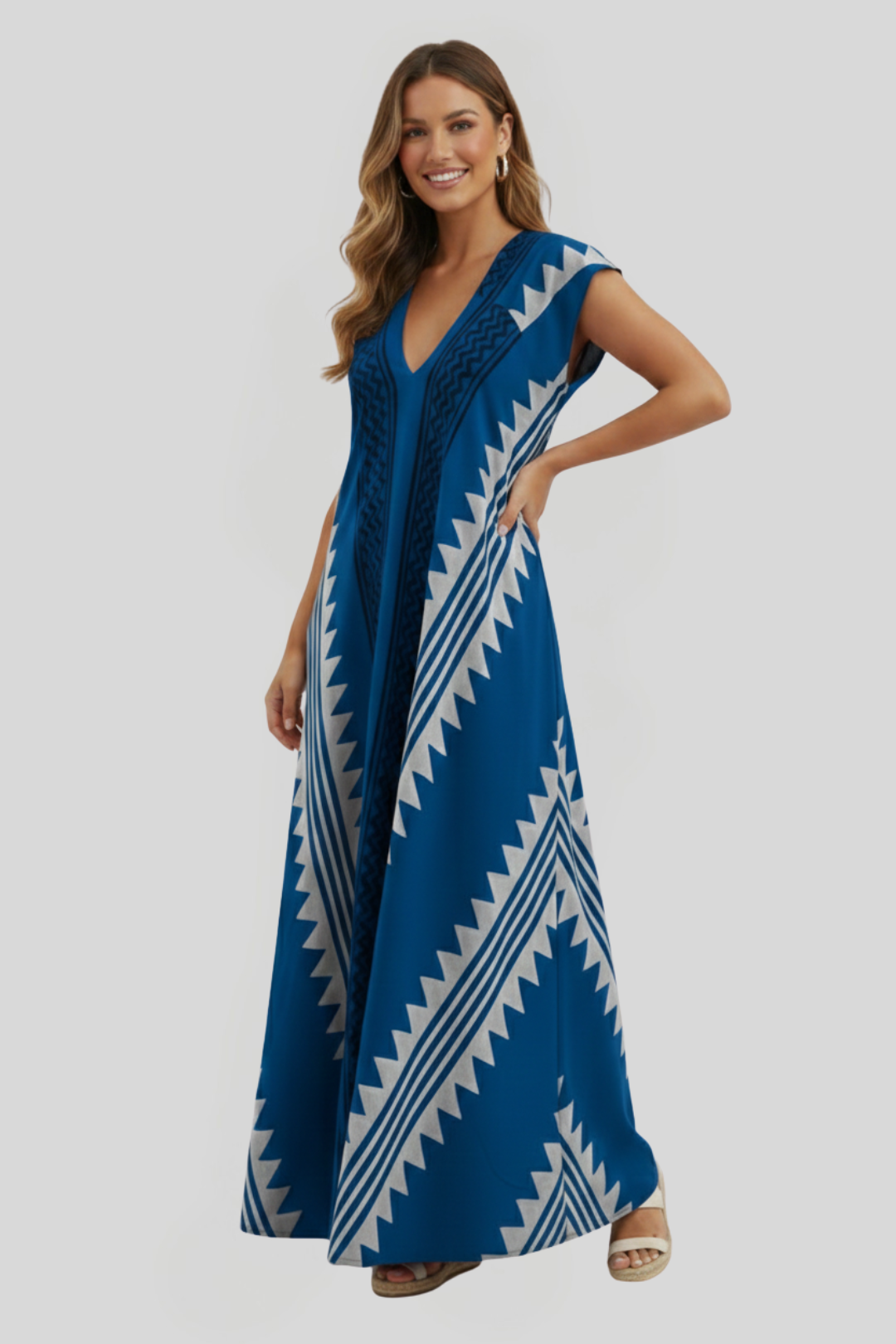 Women's Ethnic Flowy Maxi Dress