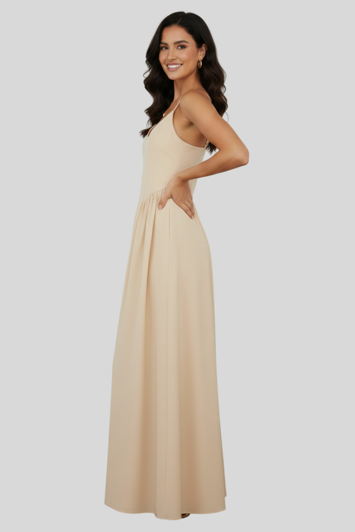 Women's Spaghetti Strap Maxi Dress