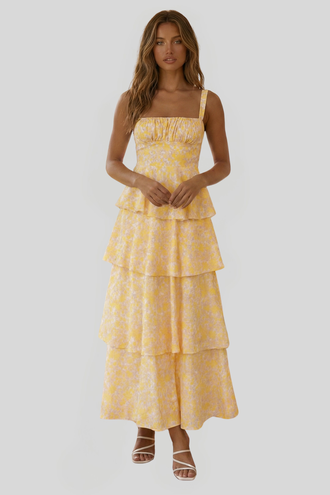 Women's Floral Print Maxi Dress