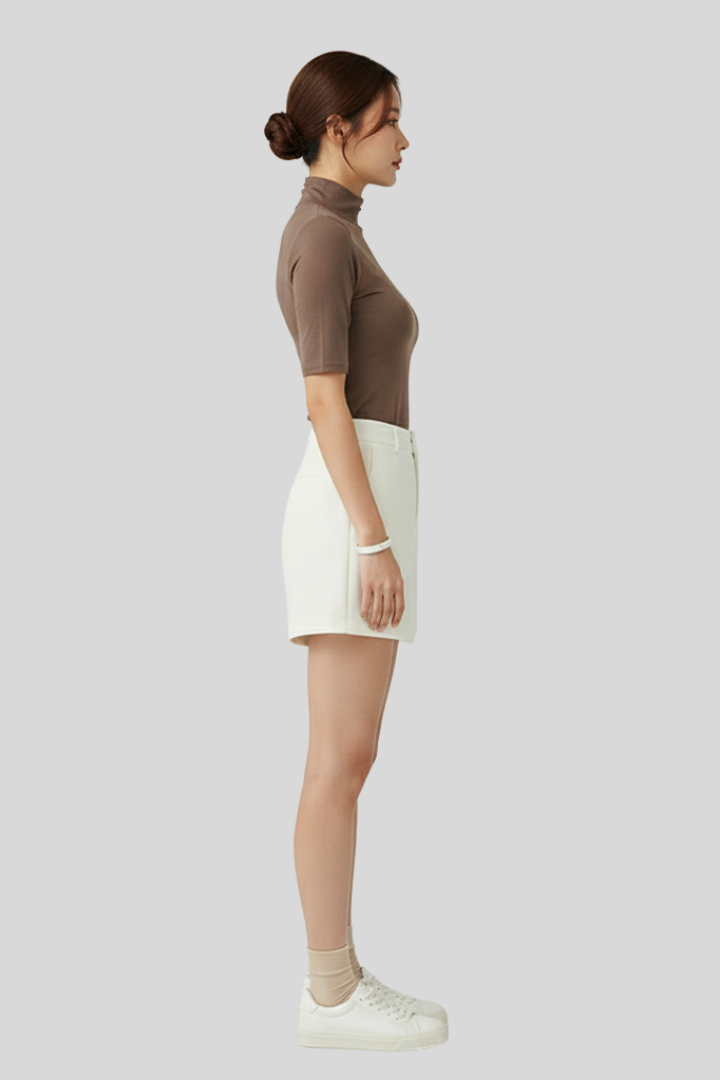 Women’s Slim Fit Roll Neck Top