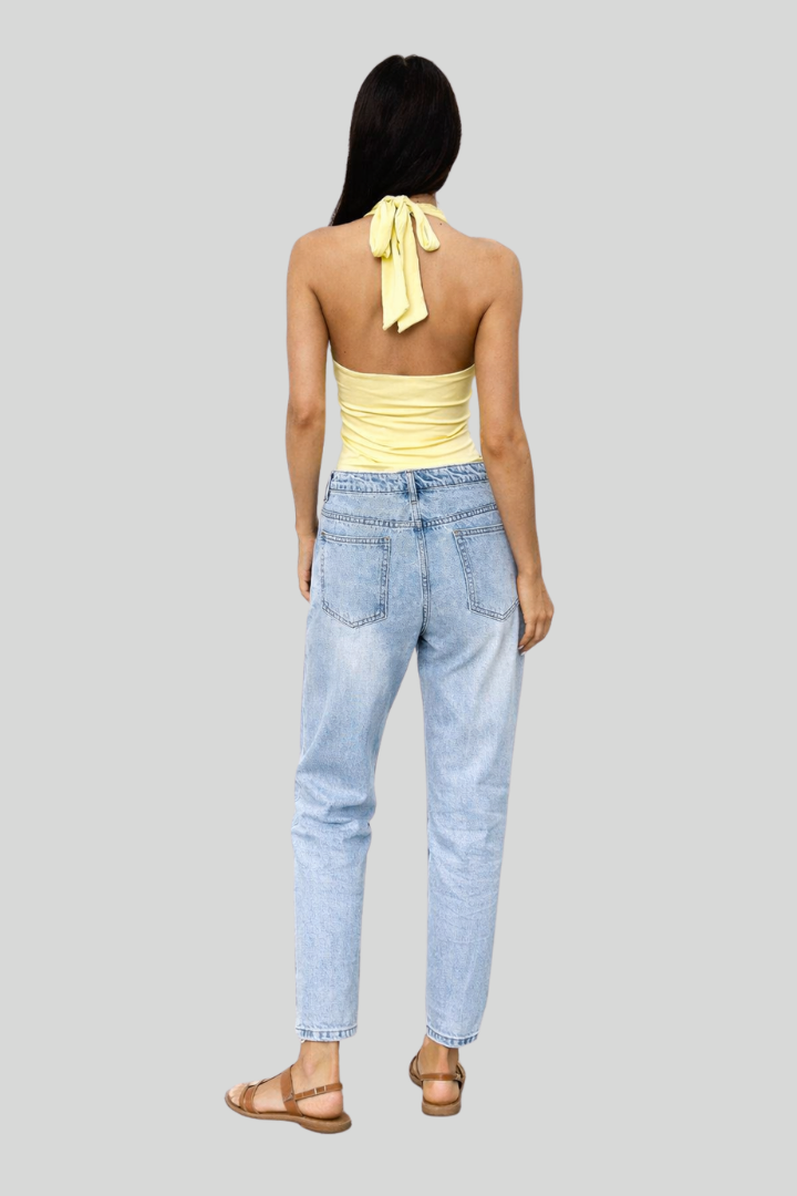 Women's Summer Halterneck Crop Top Casual