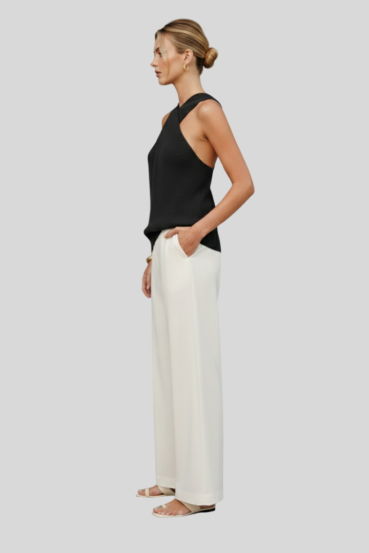 Elegant Women’s Halter Neck Top