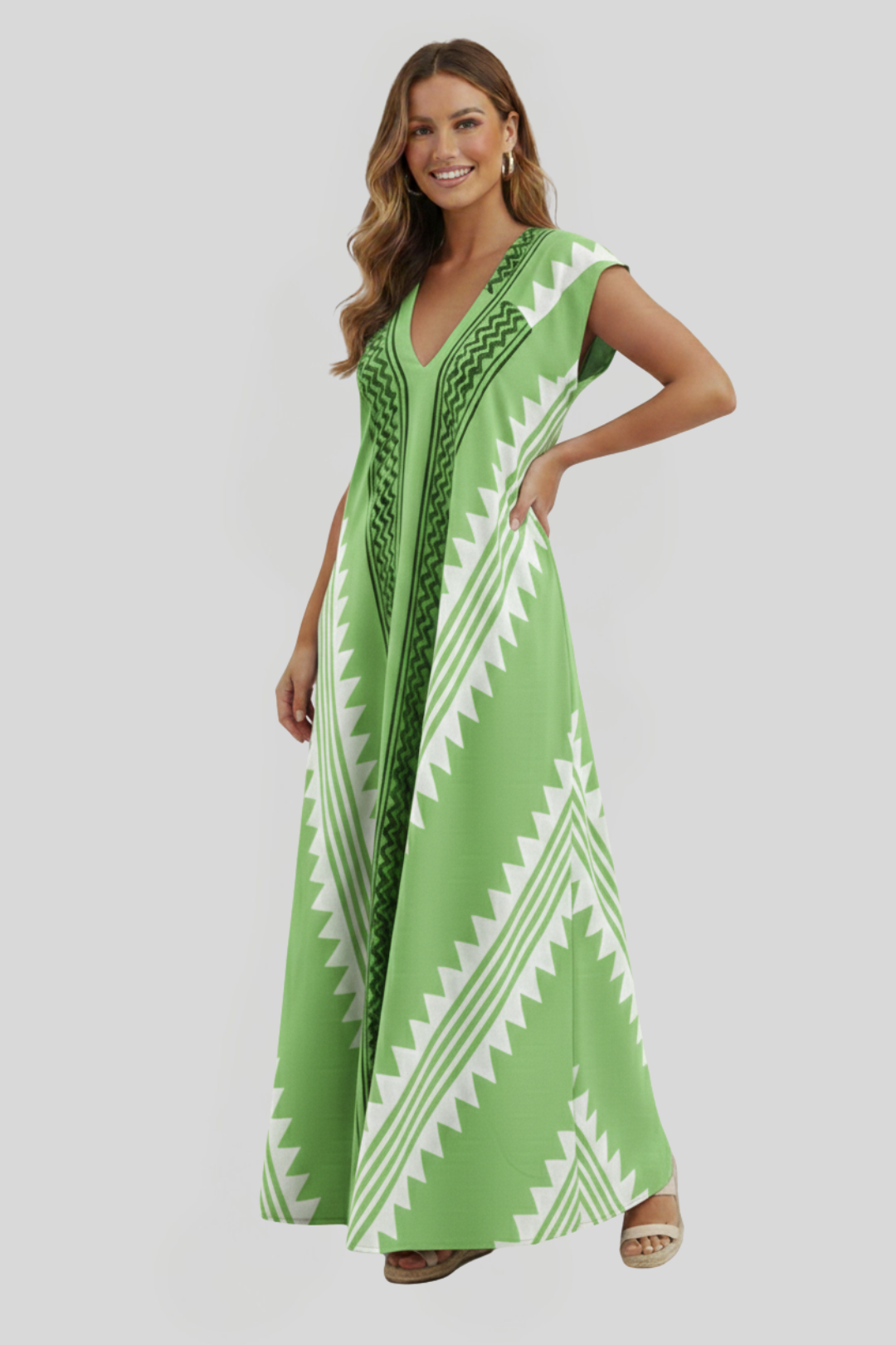 Women's Ethnic Flowy Maxi Dress