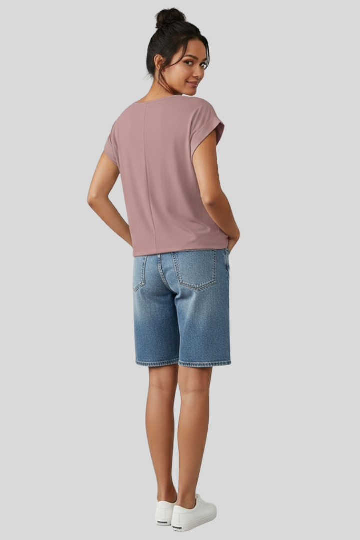 Chic Women V-Neck Top Stylish