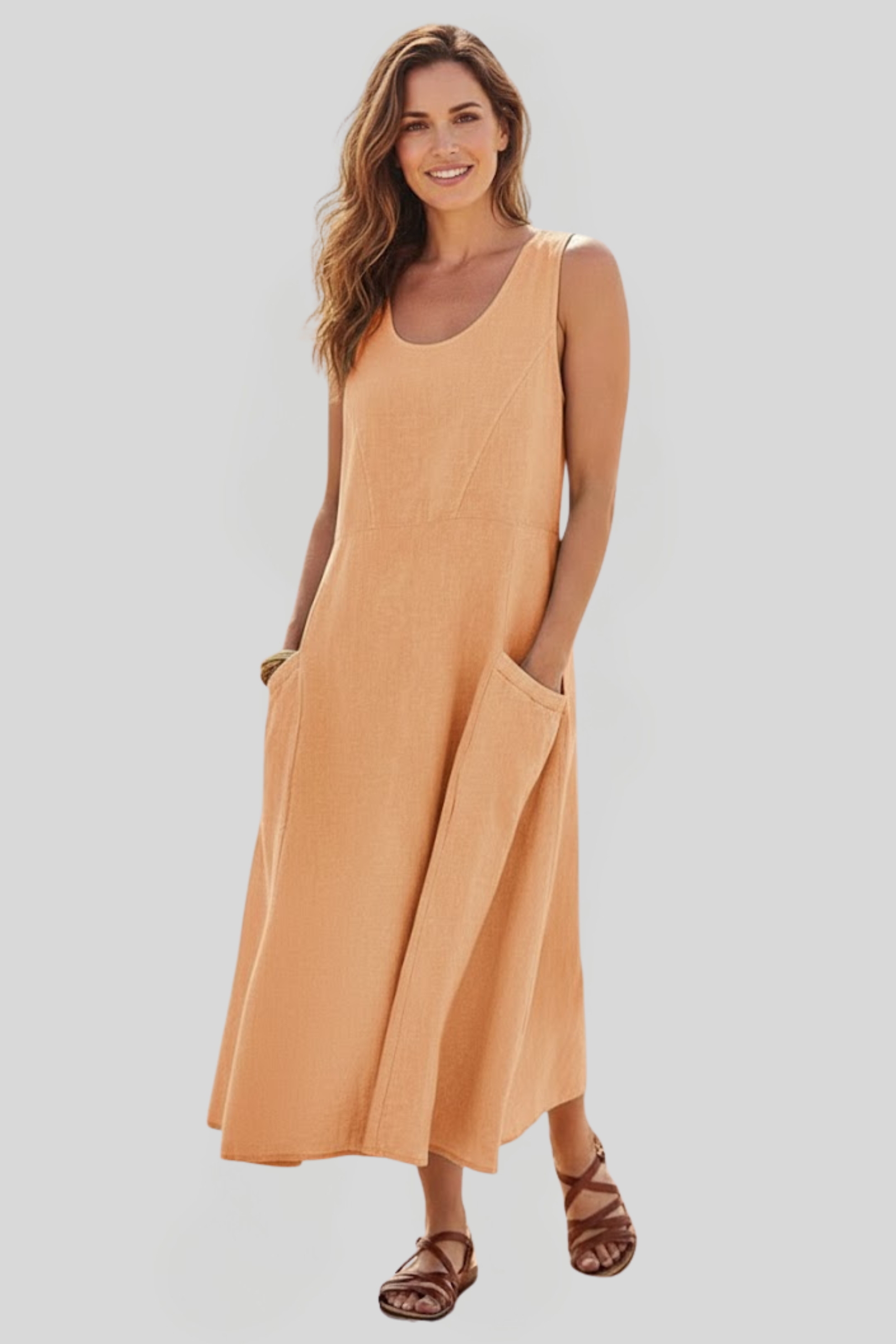 Women's Flowy Summer Midi Dress