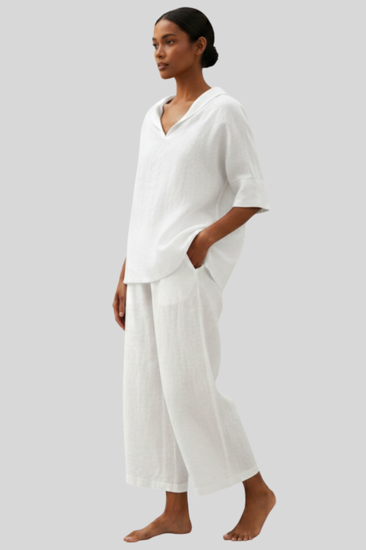 Women’s Lightweight Linen Casual Blouse