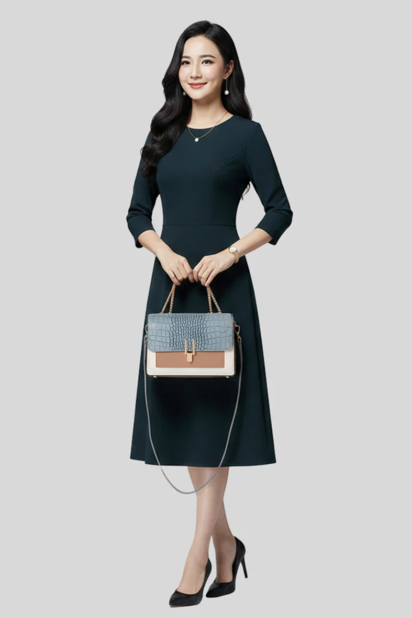 Women's Lightweight Flap Handbag