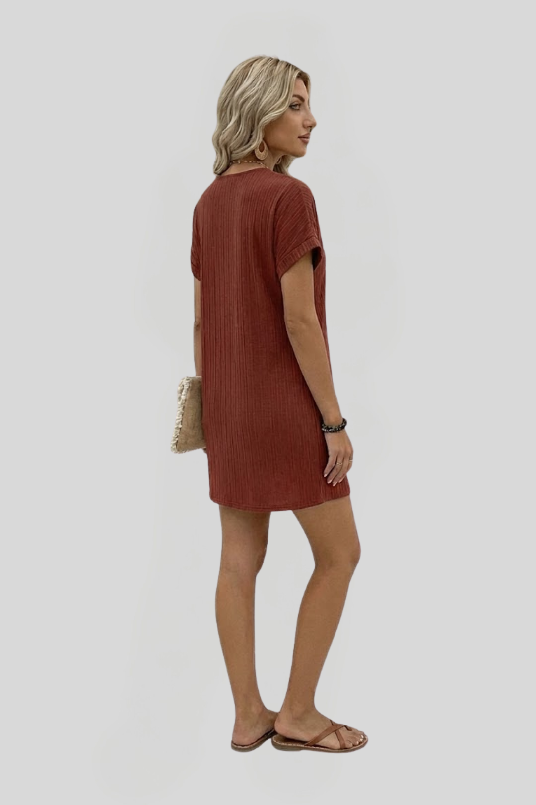 Women's Stylish V-Neck Dress